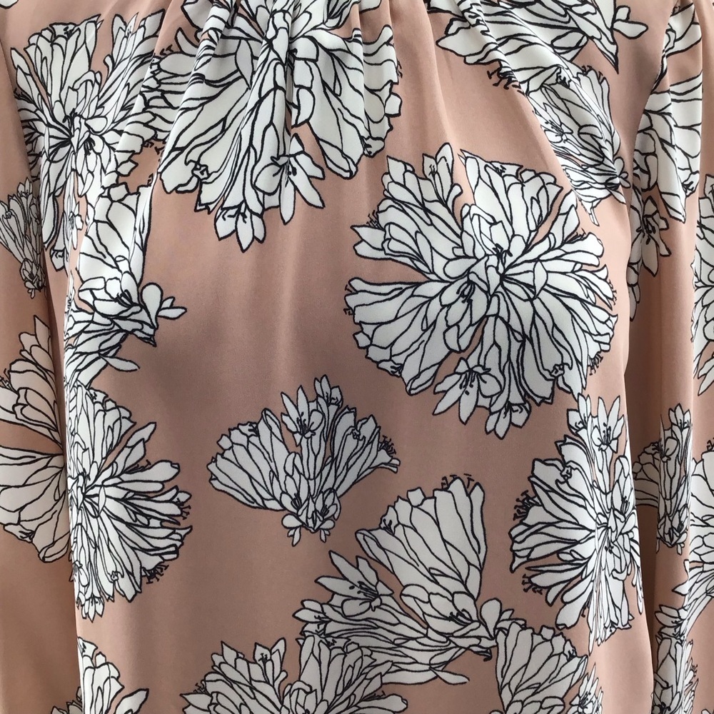 H&M Floral Blouse - Soft Pink and White - Picture 5 of 10